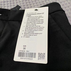 Lululemon Commission Short 9” Light